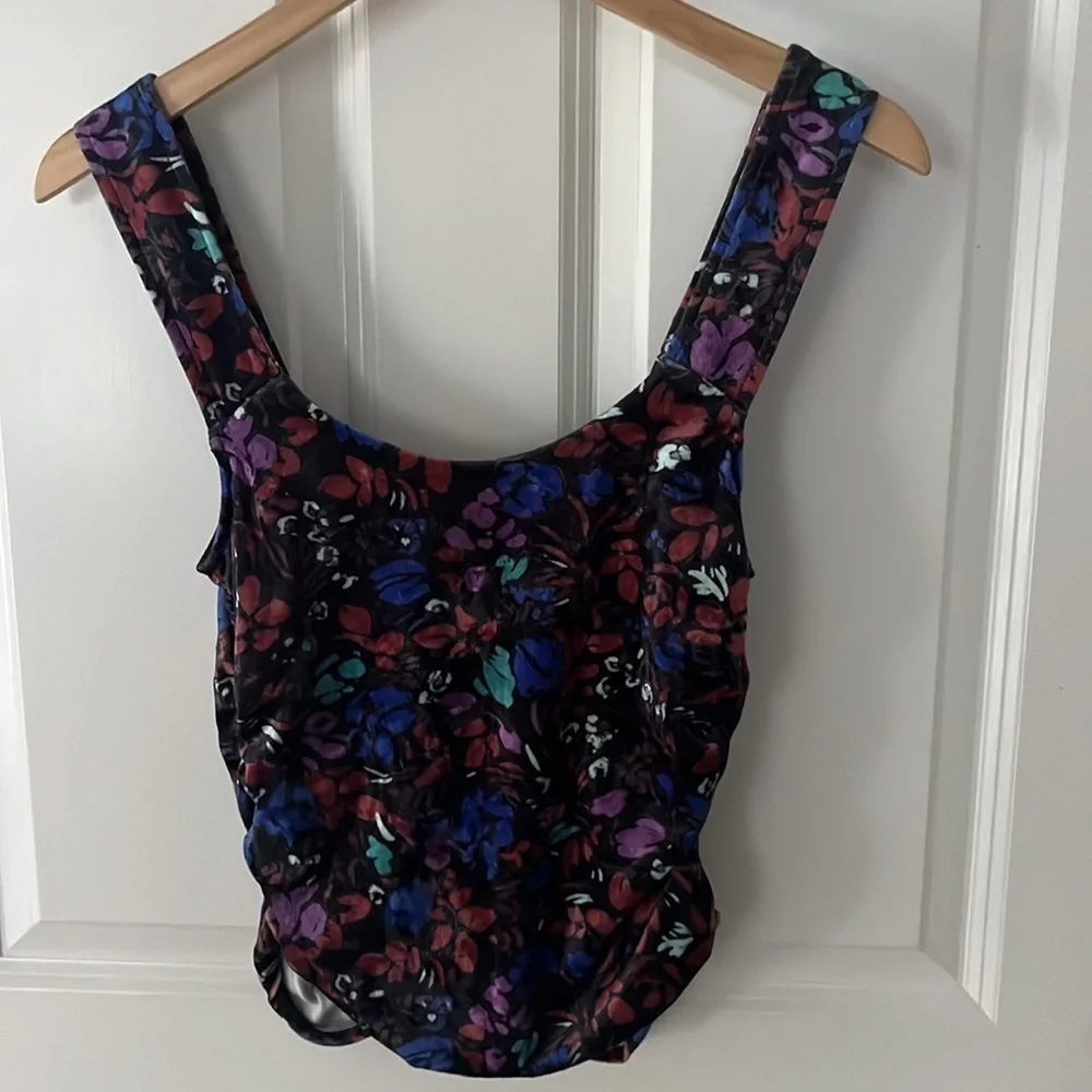 Free People Dottie tank size small velvet corset